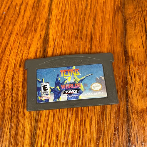 Tetris Worlds (Nintendo Gameboy Advance, 2001) GBA Authentic Cartridge Tested