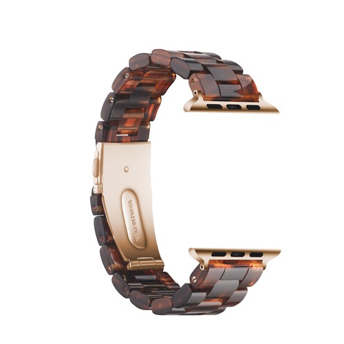 Colorida Correa de Eslabón de Resina de Lujo para iWatch para Apple Watch Series 7654321 - Imagen 64 de 129