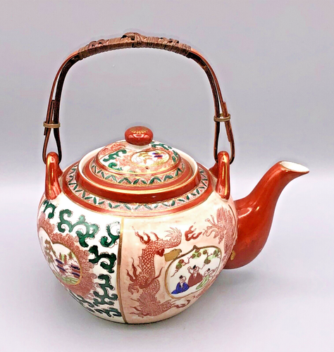 21Tlg. Teeservice 6 Person Maruku China Japan Lithopanie Stempel Marke - Bild 3 von 21