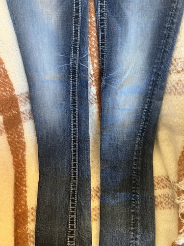 Miss Me Women Blue Jeans Skinny Embellished Rhinestones 25 X 31 - Picture 6 of 7