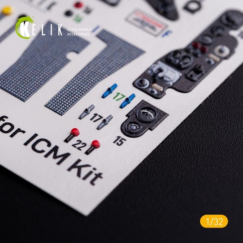 CR.42 LW Interior 3D Decal for ICM kit 1:32 for Plastic Model Kit KeliK K32019 - Picture 7 of 7