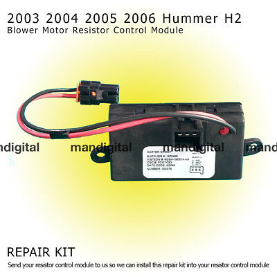 Mr Shave 88986529 Repair Kit Heater Blower Motor Fan Resistor Control Module For 2003-2007 HUMMER H2 1933183 Mr Shave 88986529 Repair Kit Heater Blower Motor Fan Resistor Control Module For 2003-2007 HUMMER H2 1933183