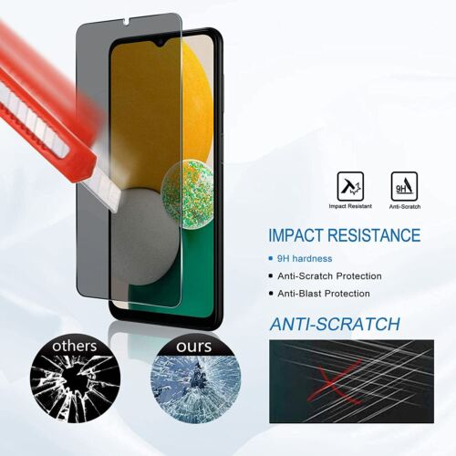 Privacy Screen Protector Samsung Galaxy A14 A34 A54 A04 A04s A13 A23 A33 A53 5G - Picture 1 of 6