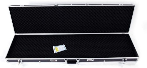 53" Portable Aluminum Rifle Gun Hard Case Locking Long Gun Handgun Storage Box - Picture 9 of 9