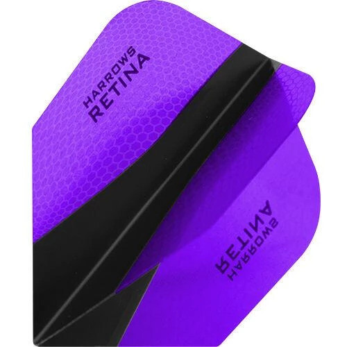 HARROWS RETINA X PURPLE 100 MICRON STANDARD SHAPE FLIGHTS - Bild 1 von 1
