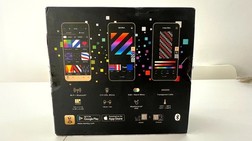 Twinkly Curtain Gen II Smart 210 mehrfarbig Lichtervorhang - klares Kabel - Bild 10 von 10