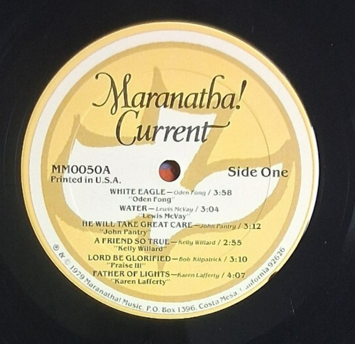 Maranatha! Current Christian Music Limited Edition Vinyl LP Record Album - Foto 8 di 9