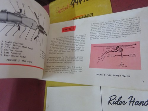 HARLEY-DAVIDSON Motor Co. SPRINT RIDER'S HANDBOOK With SUPPLEMENT - Bild 23 von 24