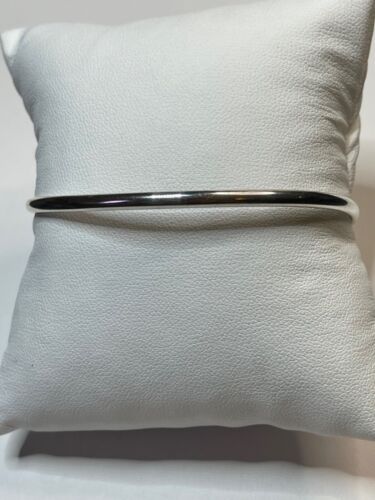 SILPADA Sterling Silver Flexible CZ Punctuation Cuff Bracelet Cubic .925 - Picture 5 of 5