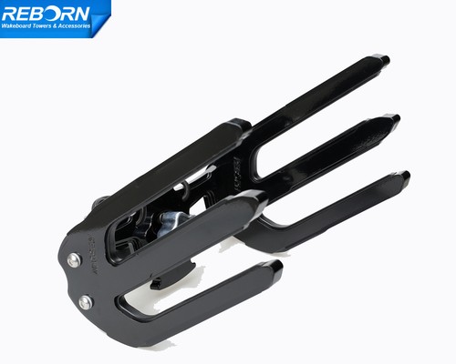 Reborn Pro2 QR Wakeboard Rack Plus Wakeboard |Kneeboard Rack Black w/Free Cover - Picture 3 of 7