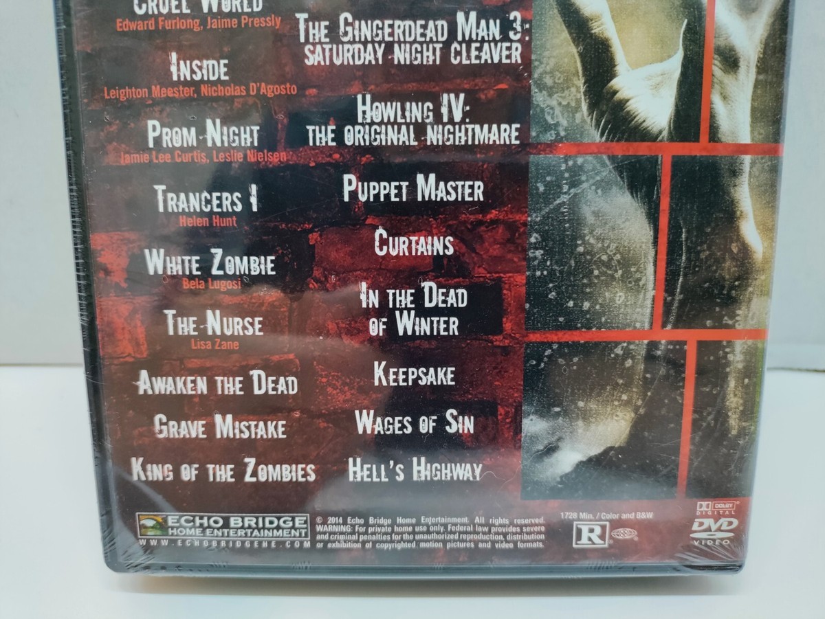 20 Horror Movies Compilation Set, Great Value 4 DVD's Over 28