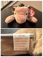 Rare Beanie Baby Derby the Horse w/ Error Tag PVC Pellets, Yarn Mane, 1995 