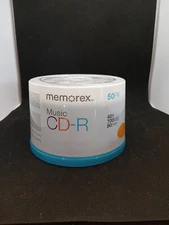NEW 50-Pack Memorex Recordable CD-R Media 52x 700mb 80min M18