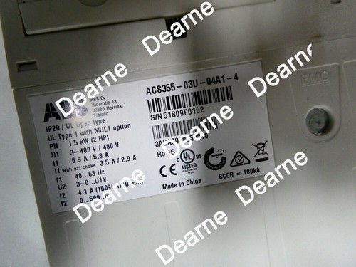 Abb ACS355-03U-04A1-4 Ac Vfd Drive 380-480v-ac 2hp - Picture 3 of 7