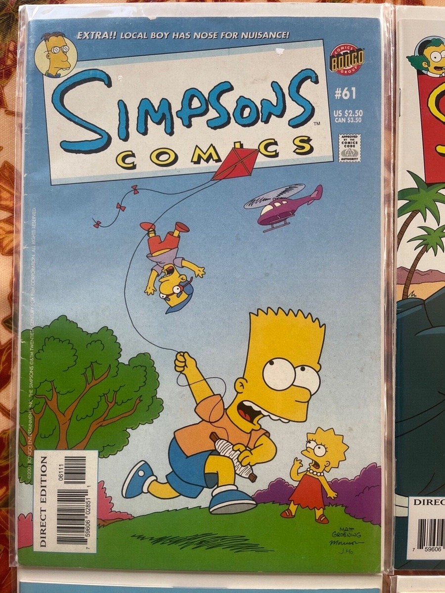 シンプソンズ コミック 創刊号 6枚セット Simpsons Comics