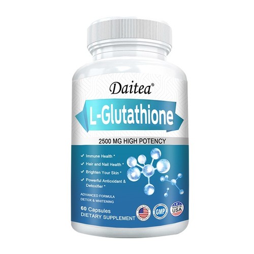 2500LMG Glutathion Kapseln - Natürliches Antioxidans Anti-Aging Hautaufhellung Neu - Bild 8 von 11