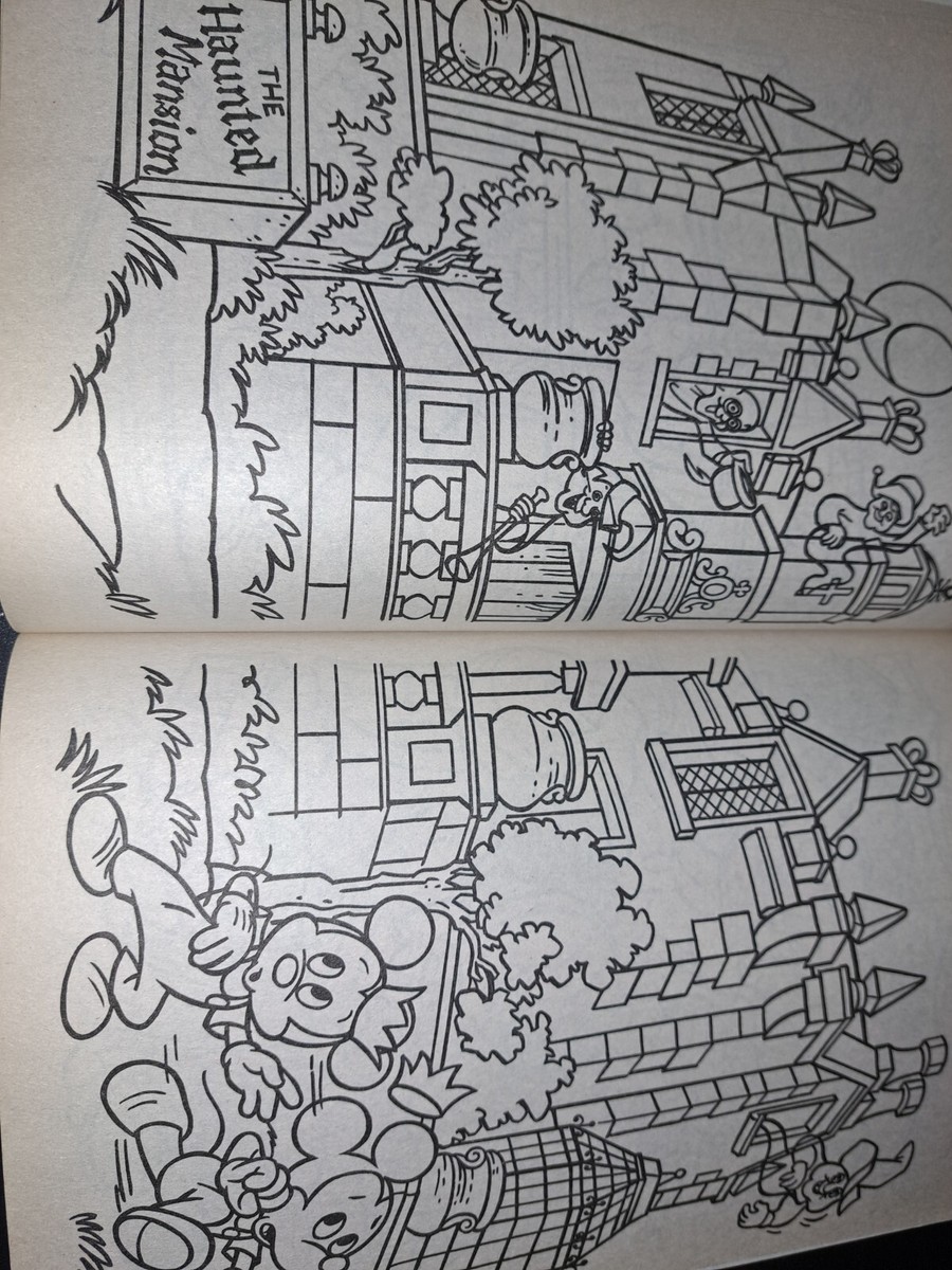 Disneyland Haunted Mansion Coloring Pages