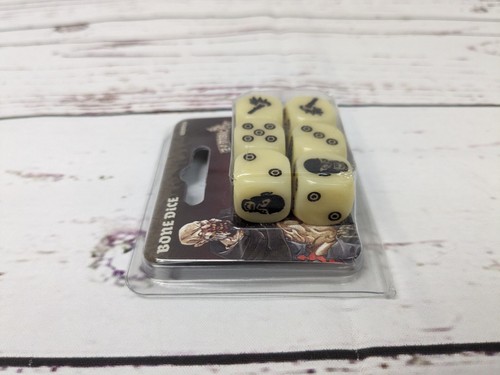 Dados de hueso Zombicide Black Plague Green Horde 6 D6 CMON GUF024 nuevos - Imagen 5 de 6