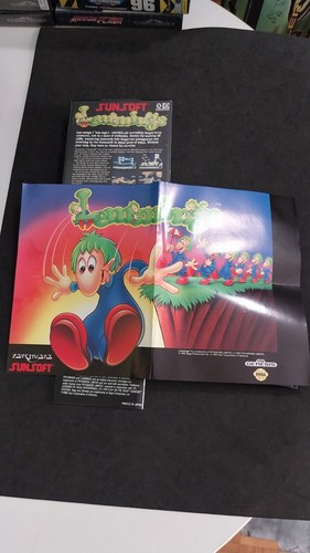 LEMMINGS SEGA GENESIS NTSC AMERICANO USATO COMPLETO - Imagen 10 de 10
