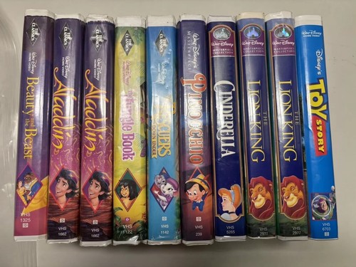 Lot of 20 1990's VHS Disney Masterpiece, Classics, And Black Diamond Varieties - Picture 1 of 18