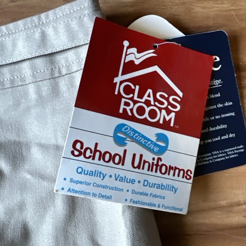 School Uniform Long Skirt Size 12 Visa Prestige Class Room 25” W Slit Pencil - Picture 4 of 8