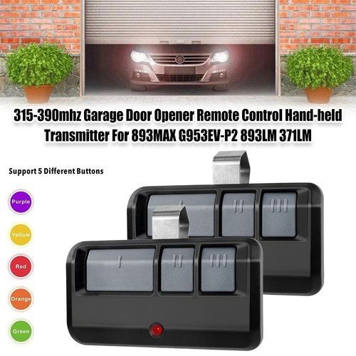 1-5 piezas 893LM 893MAX para visera Liftmaster control remoto abridor de puerta de garaje - Imagen 19 de 29