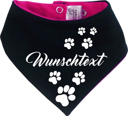 Hunde Halstuch Multicolor personalisiert mit deinem Wunschmotiv oder Name - Bild 23 von 38