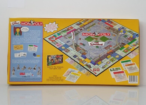 The Simpsons Monopoly 2001 by Parker USAopoly Version Pewter Tokens in *VGC* - Picture 4 of 9