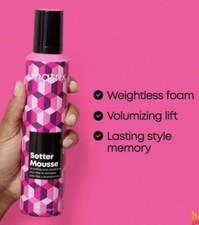 Matrix - Setter Mousse 8.4oz Pack Of 2 Weightless Foam For Volumizing Lift Shine