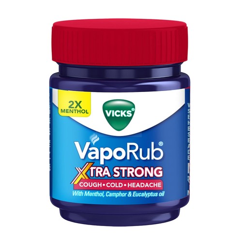 Vicks VapoRub Xtra Strong - 50 ml Pack of 6 Cough Relief, Cold and Flu Control - Picture 2 of 6