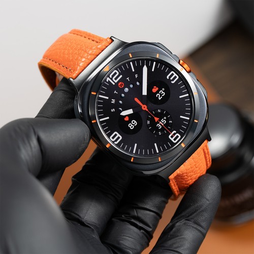 No Gaps Leather band For Galaxy Watch Ultra 47mm Wristband Replacement Strap - Zdjęcie 11 z 36
