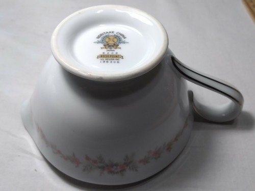 Noritake Rosepoint 6206 Creamer Pink Flowers Platinum Trim - Picture 10 of 11