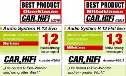 Audio System R 12 EVO 30 cm, 12" Zoll Subwoofer 600 Watt RMS RADION Woofer - Picture 4 of 10