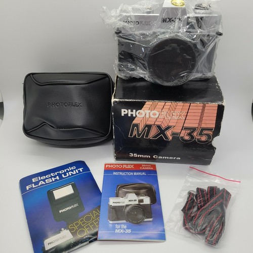 Brand New Vintage Photoflex MX-35 Camera w/ Case & Original Box 35mm - Picture 1 of 9