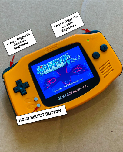 Nintendo Game Boy Advance GBA V2 IPS Backlit LCD Kit Housing Shell PINK PRE-CUT - Picture 5 of 6