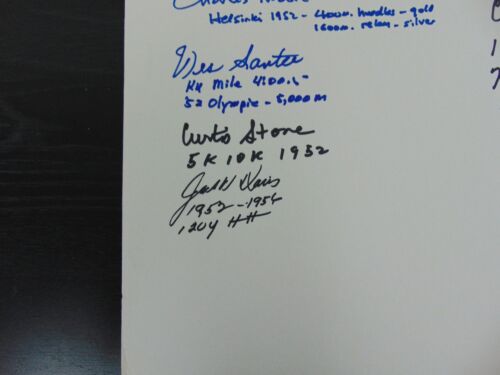 ONE OF A KIND! 1952 Olympic Champions Hand Signed Board W/ 22 Signatures COA - Imagen 3 de 8