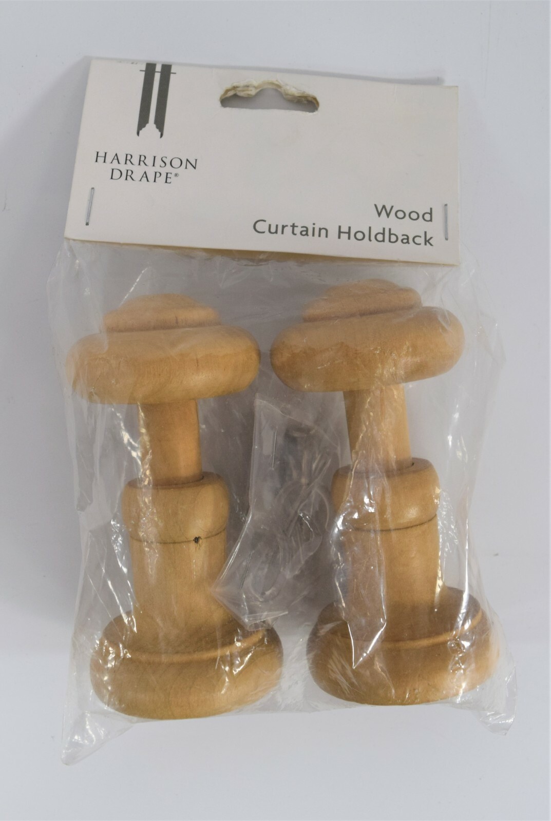 Harrison Drape Wooden Curtain Holdbacks Pack of Two BRAND NEW eBay