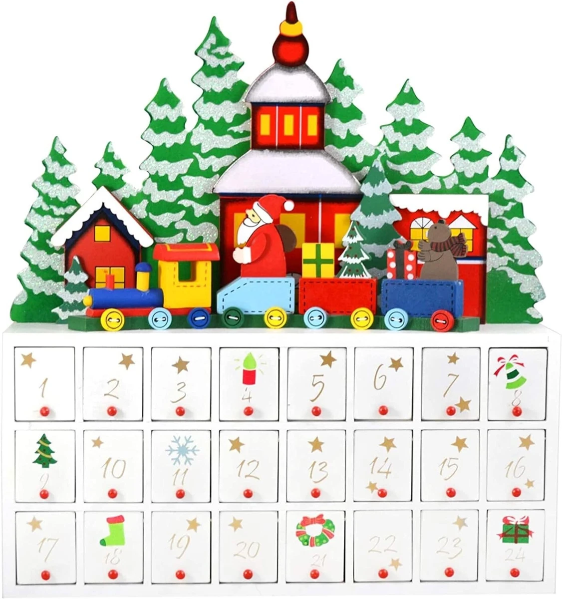 Large Wooden Advent Calendar With Easy Open Door Family Holiday Activities 16 In | eBay Large wooden advent calendar with easy open door family holiday activities 16 in | ebay