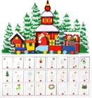 Large Wooden Advent Calendar With Easy Open Door Family Holiday Activities 16 In