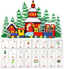 Large Wooden Advent Calendar With Easy Open Door Family Holiday Activities 16 In