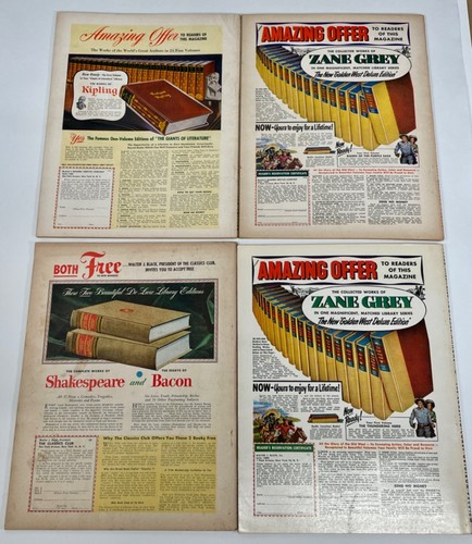 LOT OF 4 ILLUSTRATED FOOTBALL ANNUAL MAGAZINE (1950-53) LES RICHTER BOB KENNEDY - Picture 8 of 8