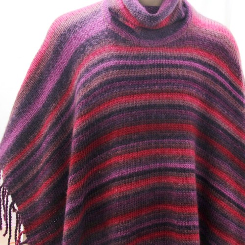 Vendita NUOVA 500g Filato Cono Scialle Grosso Scialle Sciarpa Lavorata a Mano Lana Arcobaleno Cashmere - Foto 5 di 47