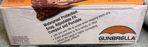 Gunbrella Camo verstellbarer wasserdichter Schutz für Gewehr New Old Stock USA - Bild 4 von 5