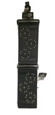 Rue 21 etc Black Wide Stretch Belt Flowers Silver Stone Studded Size S/M