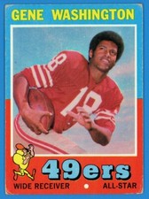 1971 Topps Football #165 Gene Washington 
