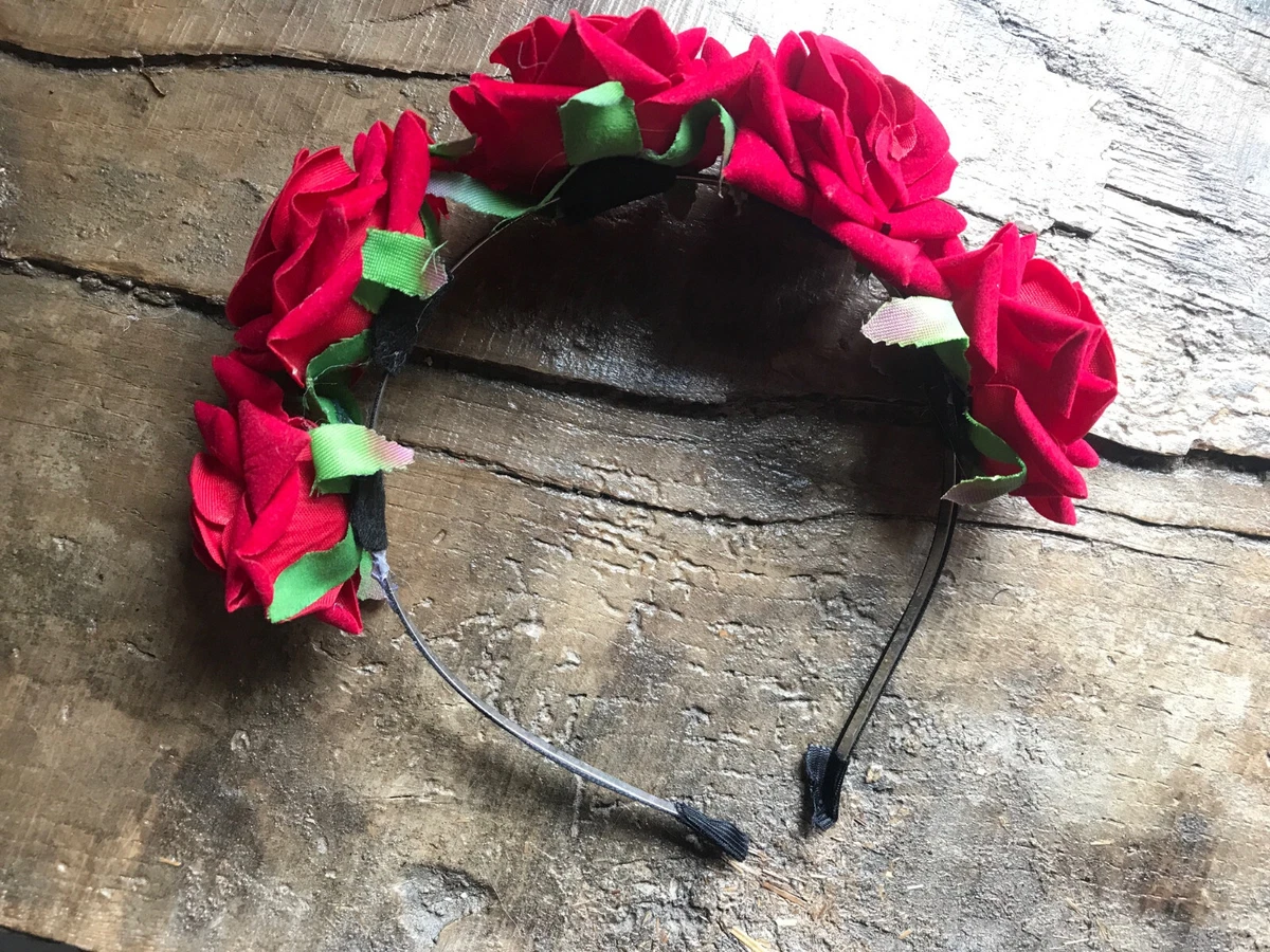 Couronne De Fleurs Pour Cheveux, Style Festival Coachella, Halo Fleuri