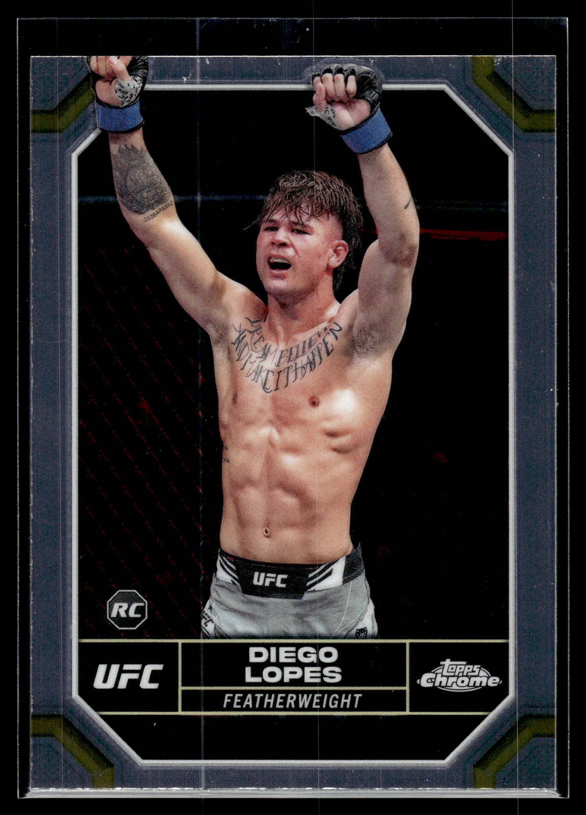 Diego Lopes 2024 Topps Chrome UFC Rookie B Card #26