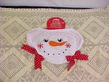 Snowman Baby Bloomers Bows At Side Size 0 By Little Wishes Christmas New