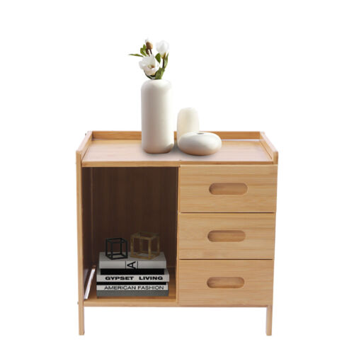 3-Tier Bedroom Bedside Table Nightstand End Side Organizer Drawers Storage Box - Picture 8 of 12