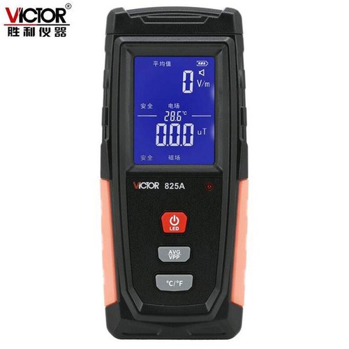 VICTOR 825A Electromagnetic Radiation Tester Handheld Digital LCD EMF Meter✦Kd - Picture 1 of 4